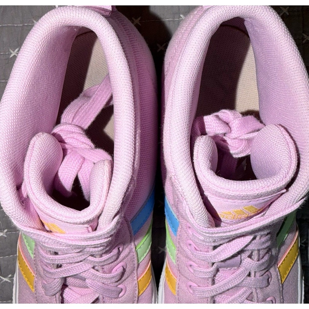 Adidas Bravada 2.0 Platform Mid Sneakers Women's Size 10 Bliss Lilac - Picture 3 of 10